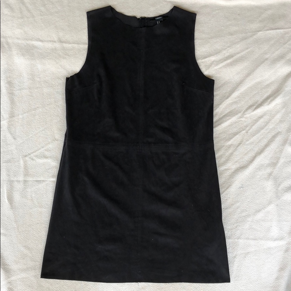 Suede Black Dress